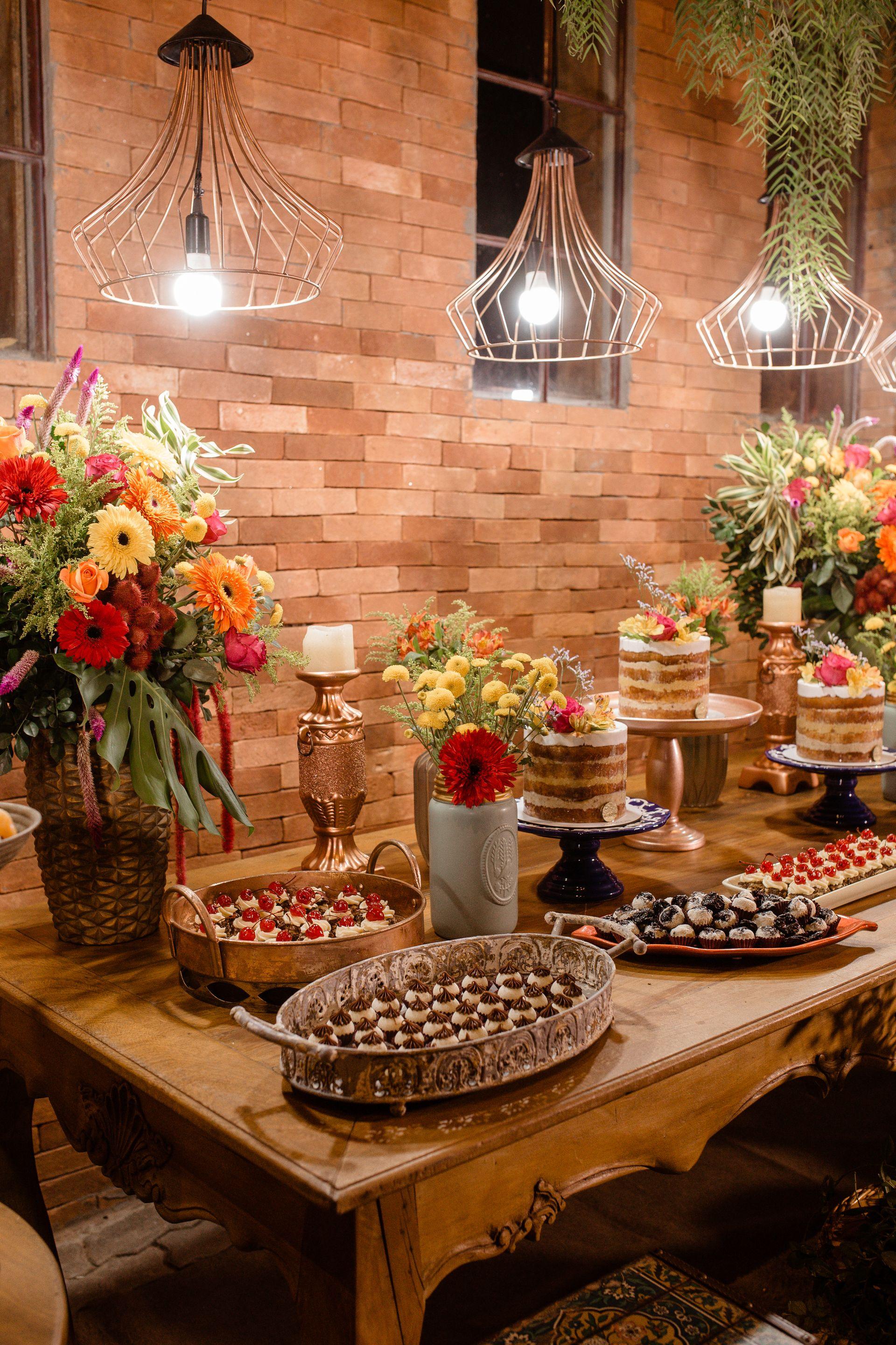 Premium wedding catering setup